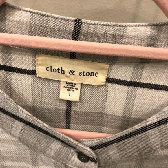 Cloth & Stone Plaid Top - Picture 3 of 3